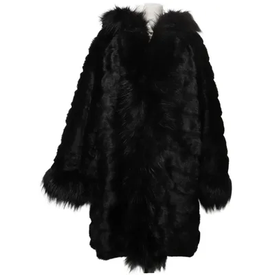 Winter jacket (Black) Acrylic, Polyester