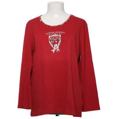 Lange mouwen shirt (Rood) van Tchibo Katoen, Polyester