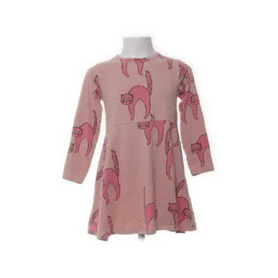 Klänning (Rosa, Flerfärgad) från Mini Rodini Elastan, Ekologisk bomull