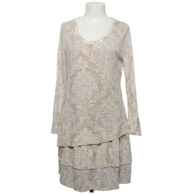 Klänning (Beige, Vit) från Simclan Bomull, Polyester