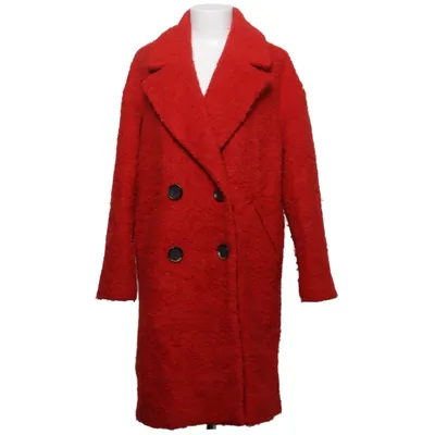 Coat (Red) from Inby M Polyester, Wool