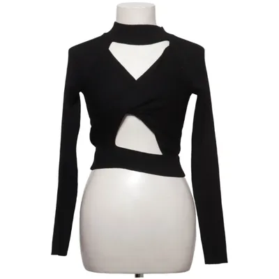Crop top (Zwart) van Fashion Nova Polyester, Viscose