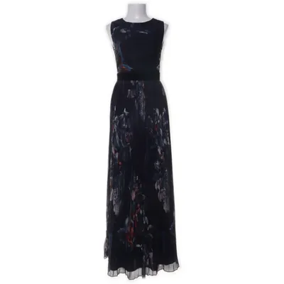 Robe longue (Noir, Multicolore) de Little Mistress Élasthane, Polyester