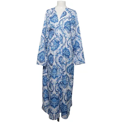 Dressing gown (Blue, White) from Boohoo Polyester
