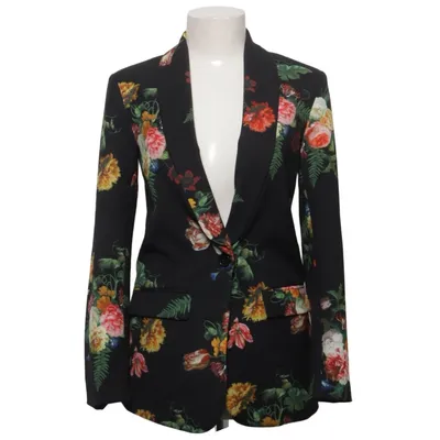 Blazer (Black, Multicolored) from Limited Edition KappAhl Elastane, Polyester