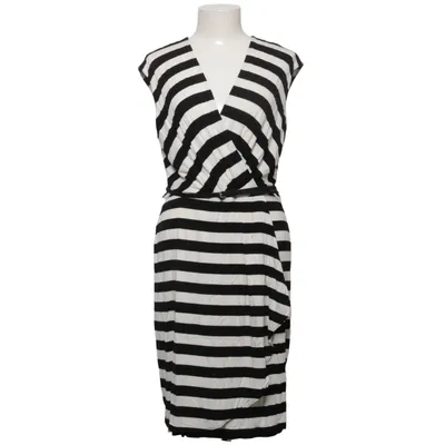 Dress (Black, White) from Calvin Klein Elastane, Viscose