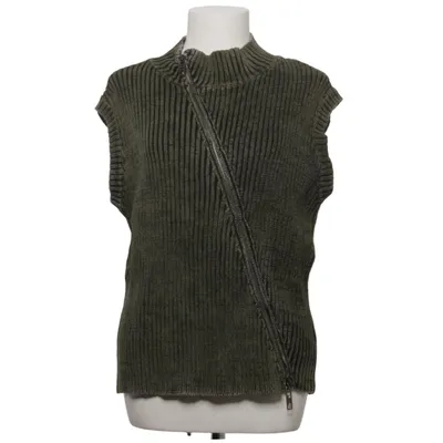 Pull sans manches (Vert, Gris) de Jaded London Coton