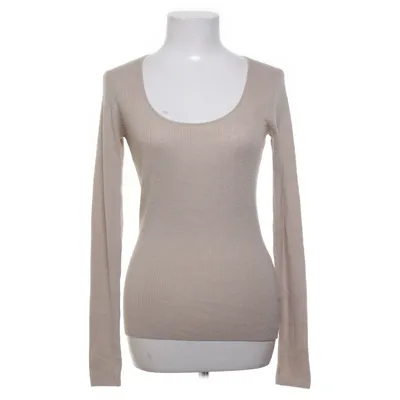 T-shirt à manches longues (Beige) de Mathilde Gøhler x NA-KD Acrylique, Polyester