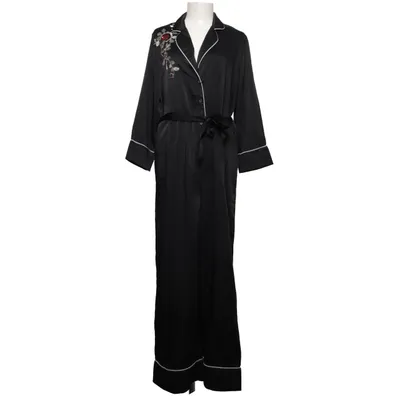 Robe de chambre (Noir, Multicolore) de Elli White Polyester