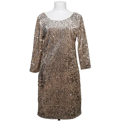 Cocktailklänning (Beige, Guldfärgad) från VILA Polyester