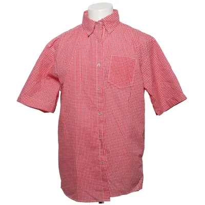 Chemise à manches courtes (Rouge, Blanc) de Skill Coton, Polyester