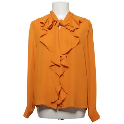 Sløjfebluse (Orange) fra ONLY Polyester