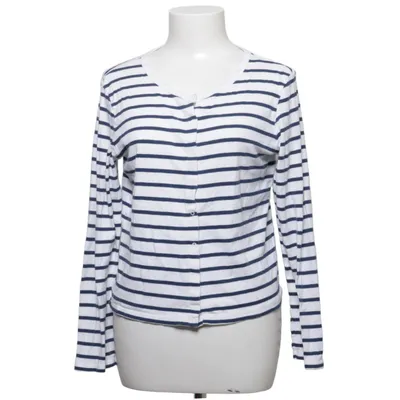 Cardigan (Blauw, Wit) van Petit Bateau Katoen, Linnen