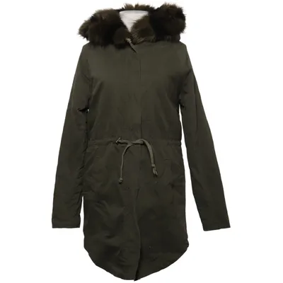 Parkas (Grön) från Selected Touch Akryl, Bomull, Elastan, Ull