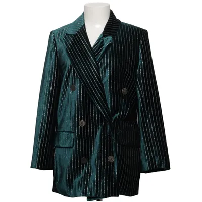 Blazer (Green) from The Kooples Acetate, Elastane, Polyester