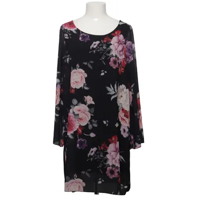Jurk (Zwart, Meerkleurig) van Loveli Elastaan, Polyester, Viscose