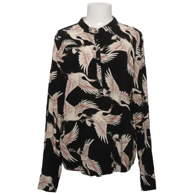 Bluse (Sort, Pink, Hvid) fra Rue de Femme Viscose