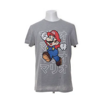 T-shirt (Grå, Flerfärgad) från Super Mario Bomull, Polyester