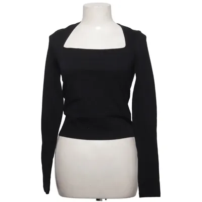 Langærmet t-shirt (Sort) fra Divided by H&M Bomuld, Elastan