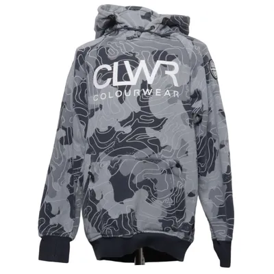 Huvtröja (Grå, Svart, Vit) från Colour Wear Bomull, Polyester