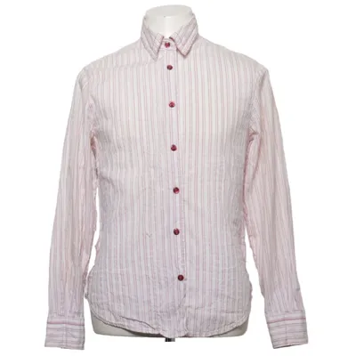 Shirt (Wit, Rood) van Giorgio Armani Katoen