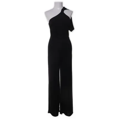 Buksedragt (Sort) fra Mango Viscose, Polyamid