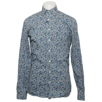 Chemise (Bleu, Blanc) de Oscar Jacobson Coton