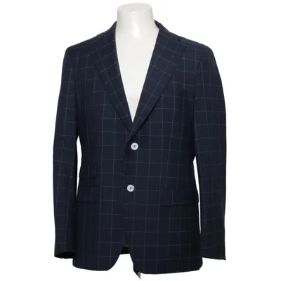 Blazer (Blue) from Turo Polyester, Viscose, Wool