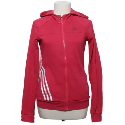 Hættetrøje (Pink, Hvid) fra Adidas Bomuld, Elastan, Polyester