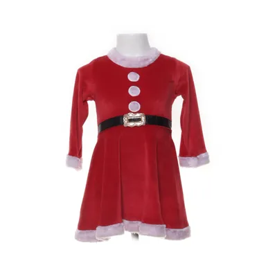 Fancy dress (Red, White) from H&M Polyester, Faux fur