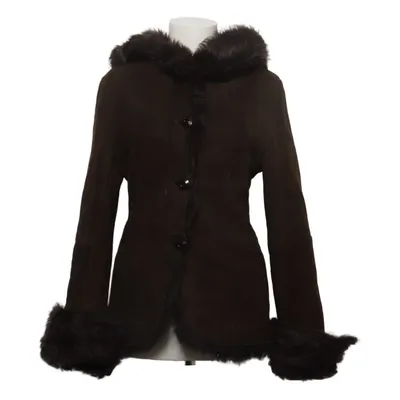 Shearling jas (Bruin) van Amoress Leer
