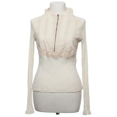 Top (Beige) from Beate Heymann Cotton, Elastane, Wool