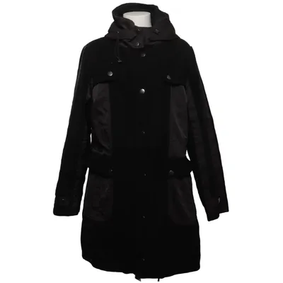 Coat (Black) from Herluf Design Polyamide, Polyester, Wool
