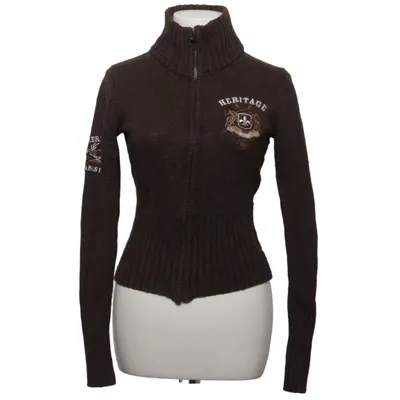 Strickjacke (Braun) von HV Polo Baumwolle, Polyamid, Wolle