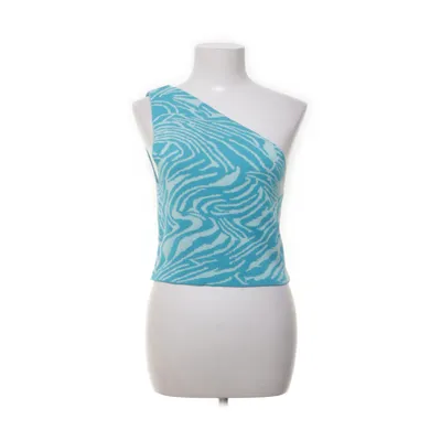 Crop top (Bleu, Multicolore) de Collusion Acrylique