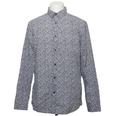 Chemise (Bleu, Multicolore) de H&M Man Coton, Polyester