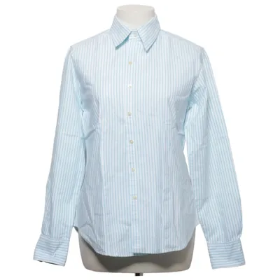 Shirt (Blauw, Wit) van Marie Lund Katoen