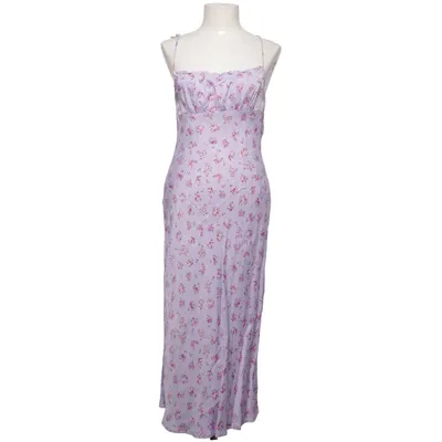 Robe longue (Violet, Multicolore) de Zara Élasthane, Viscose