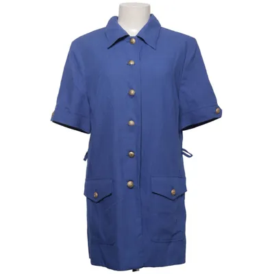 Robe chemise (Bleu) de Almia Lin, Polyester, Viscose