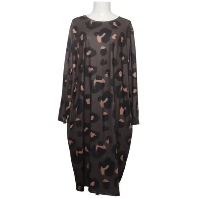 Kjole (Brun, Sort, Flerfarvet) fra Emery Rose Elastan, Polyester