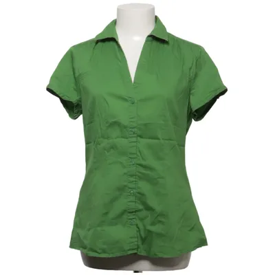 Korte mouwen shirt (Groen) van ESPRIT Katoen, Elastaan, Polyamide