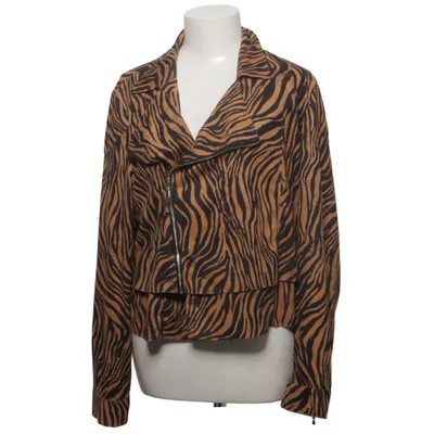 Biker jacket (Brown, Black, Beige) from Flash Woman Polyester