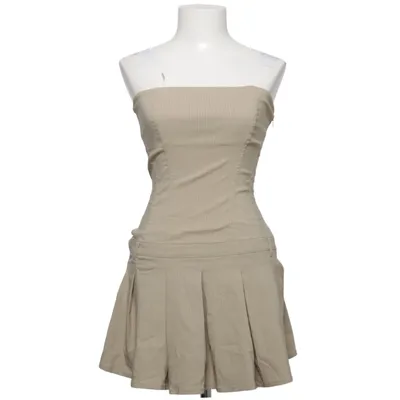 Dress (Beige) from Bershka Elastane, Polyester