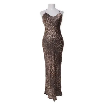 Maxi jurk (Beige, Bruin) van ASOS Design Viscose