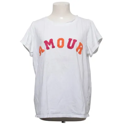 T-shirt (Wit, Meerkleurig) van Paprika Katoen, Elastaan