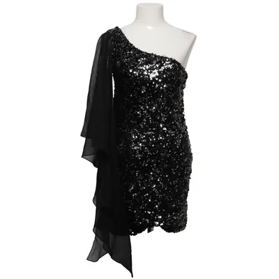 Cocktailkleid (Schwarz, Silber) von Fanny Fashion Polyester