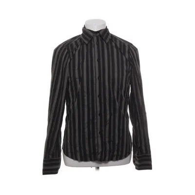 Skjorta (Svart, Grå) från A-dam Bomull, Metallfiber, Polyester