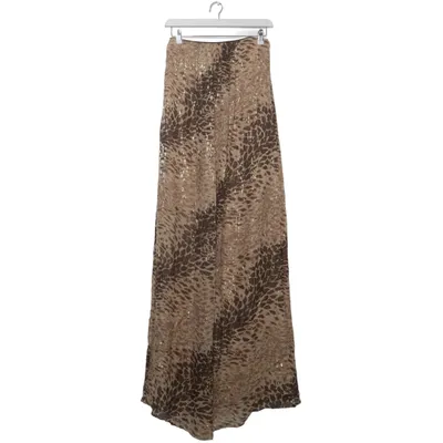 Robe longue (Beige, Marron, Or) de Tibi Fibre métallique, Soie