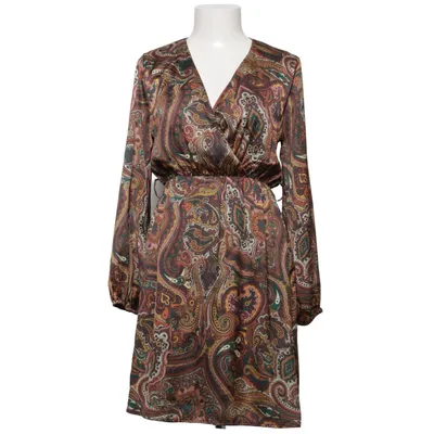 Klänning (Brun, Flerfärgad) från Nuna Lie Polyester