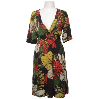 Klänning (Svart, Flerfärgad) från Uttam London Viskos, Ull